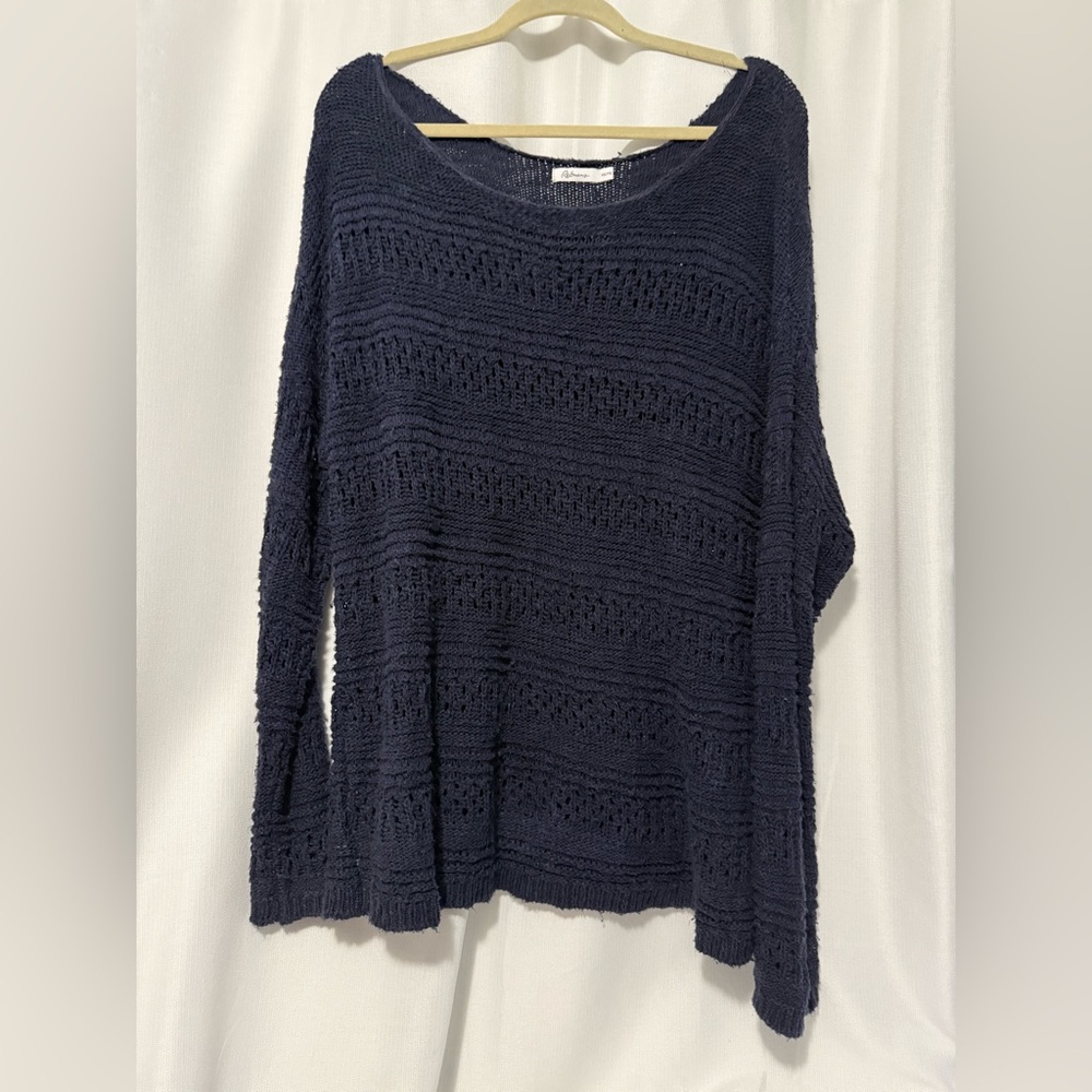 Reitmans Navy Knit Sweater